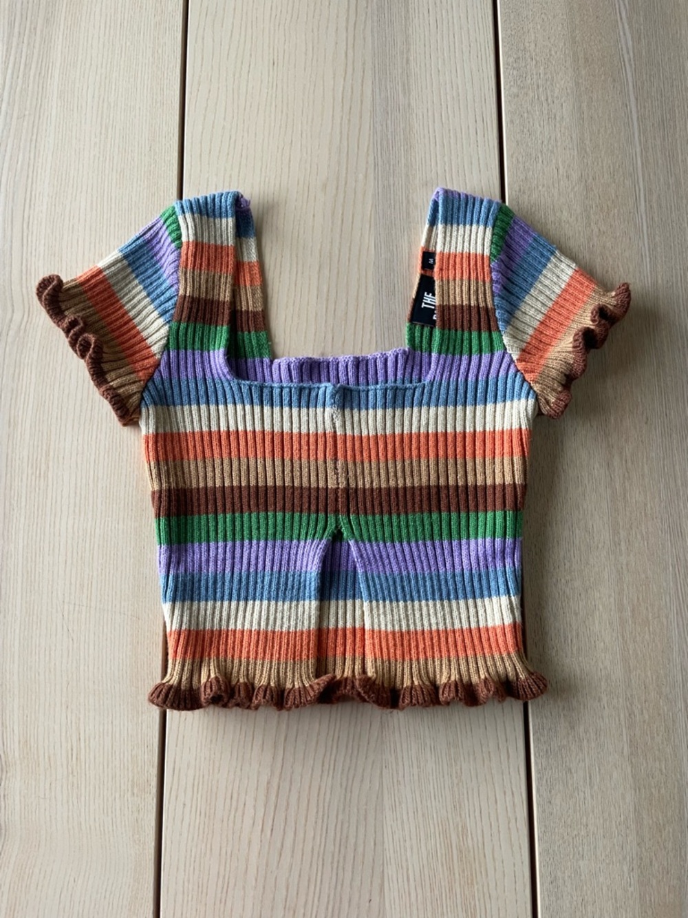 The Ragged Priest Striped Knit Top ladies size medium Ragged Priest Top med